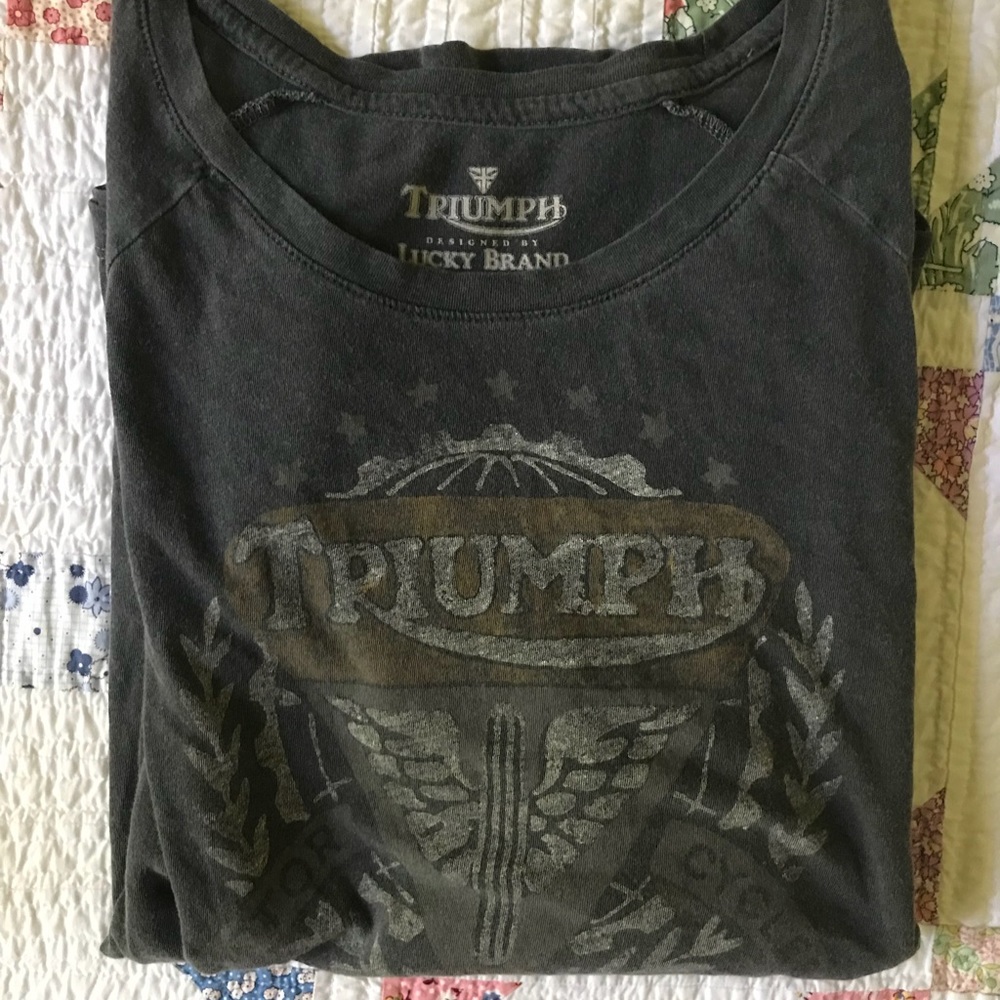 3/4 Sleeve Gray Top / Lucky Brand 🍀